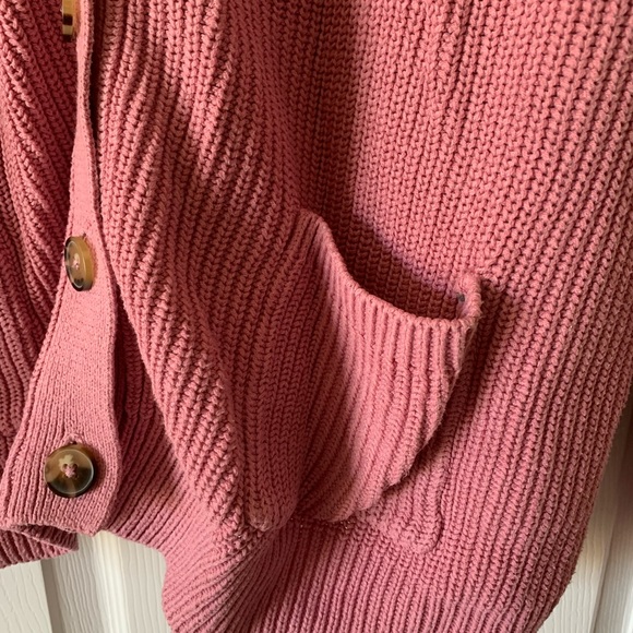 Joe Fresh Dusty Pink Women's Cardigan - Picture 2 of 5